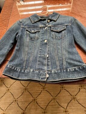 GAP Navy Stretch Denim Jacket
